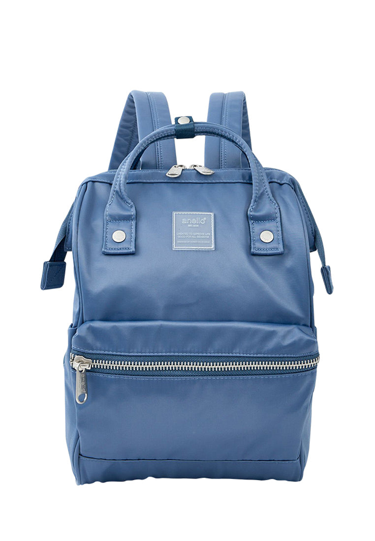 anello backpack leather navy blue anello / SABRINA / Small Backpack / ATT0509