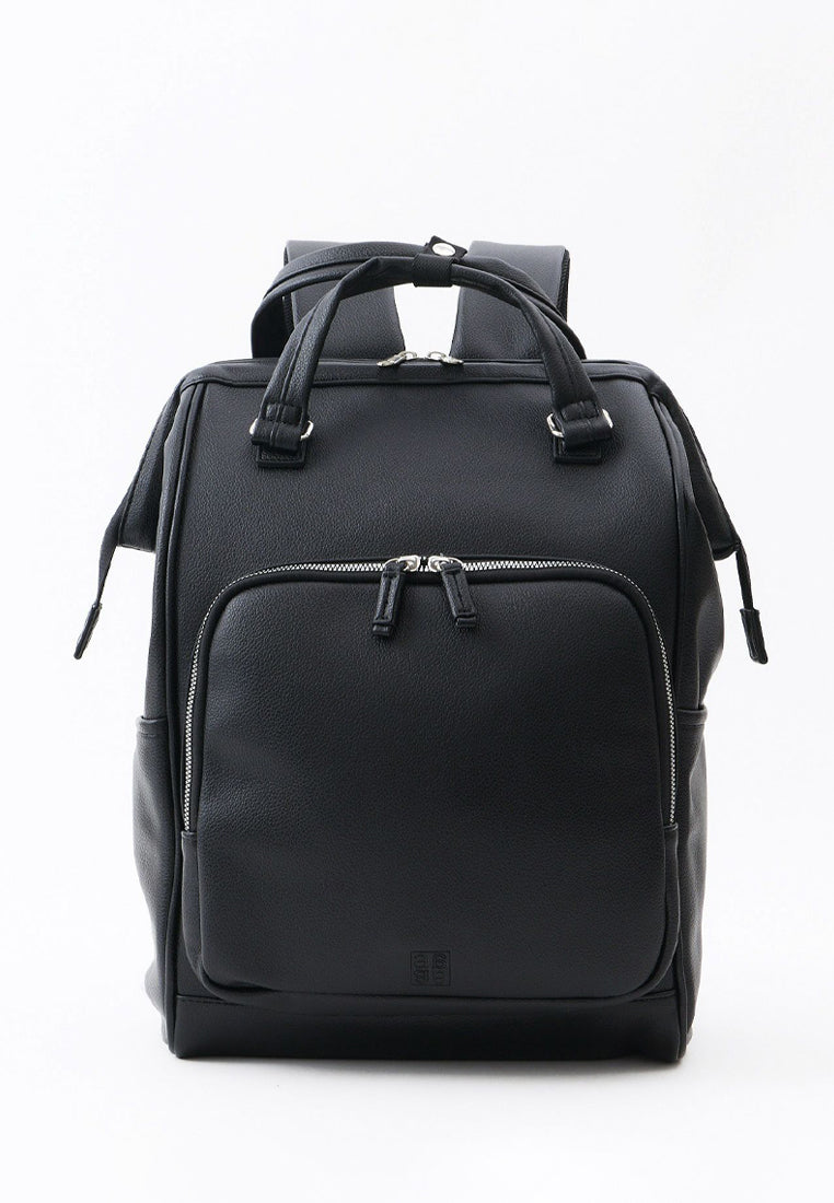 anello black leather regular sized backpack anello / CHERISH Regular Backpack / AGB5038