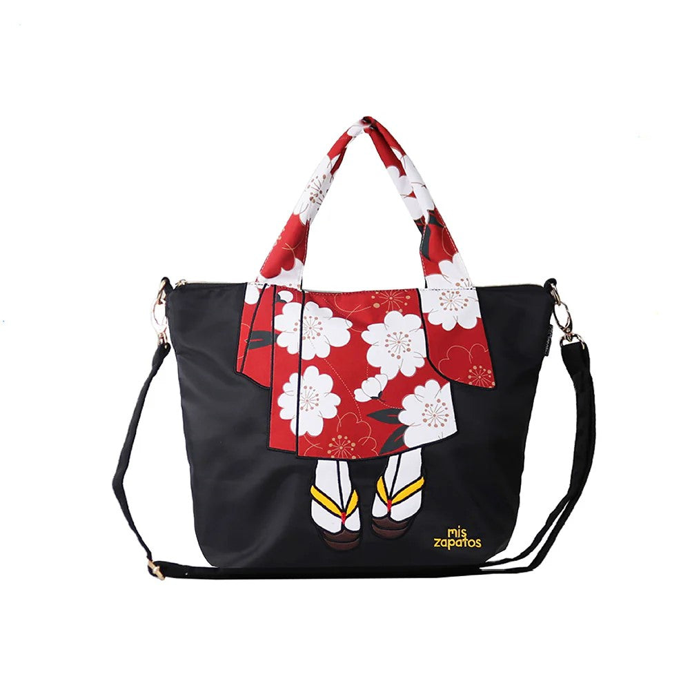 Mis Zapatos Tote Bag B-7378 BLACK - Main Image