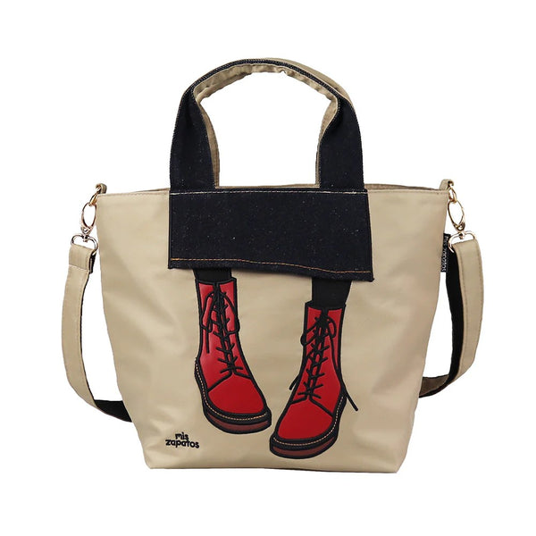 Mis Zapatos / Shoulder Bag / B-7391 BEIGE