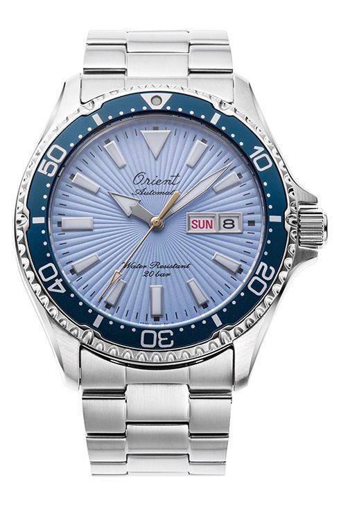 Orient Sports RA-AA08 75th Anniversary Silver/Sky Blue