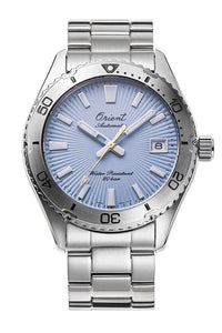 Orient Sports RA-AC0Q 75th Anniversary Silver/Sky Blue