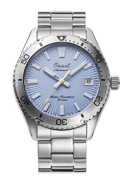 Orient Sports RA-AC0Q 75th Anniversary Silver/Sky Blue