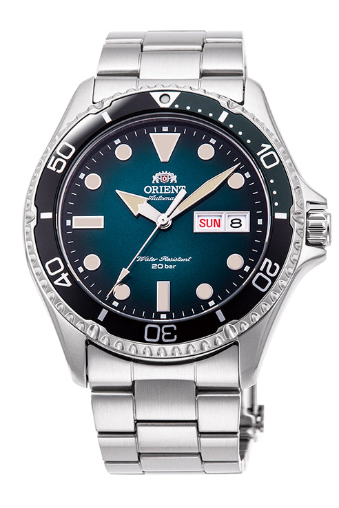 Orient Sports RA AA08 Vintage Diver Style 2021 Silver Green