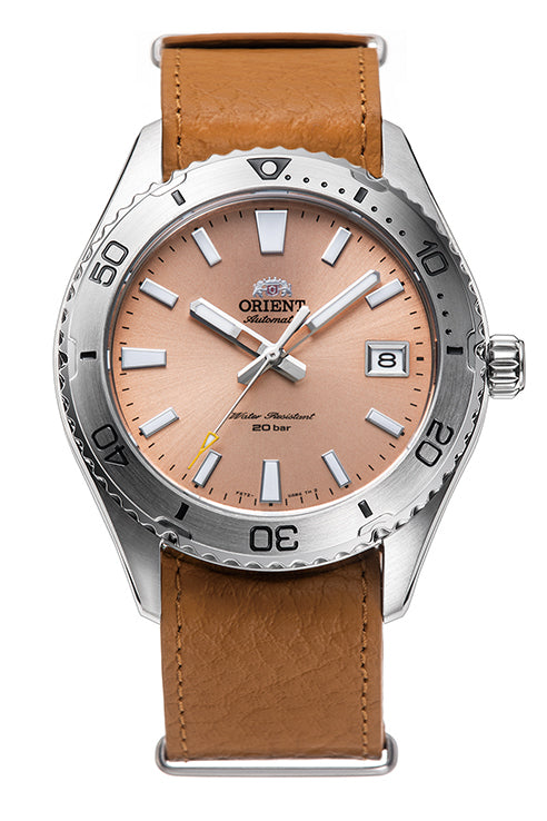 Orient Sports RA-AC0Q Mako 40 Silver/Orange