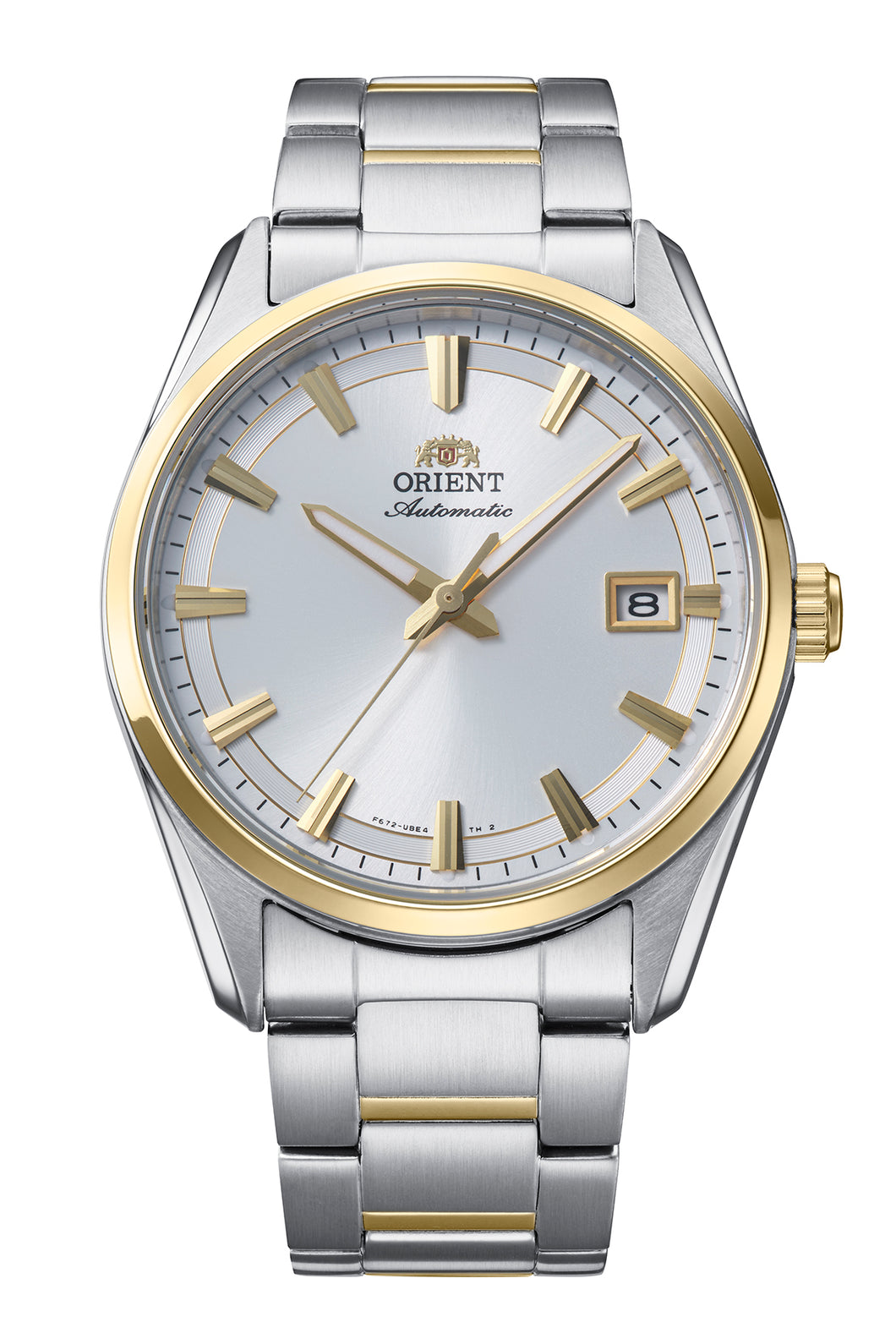 Orient Contemporary RA-AC0R Stretto Date Silver & Gold/White
