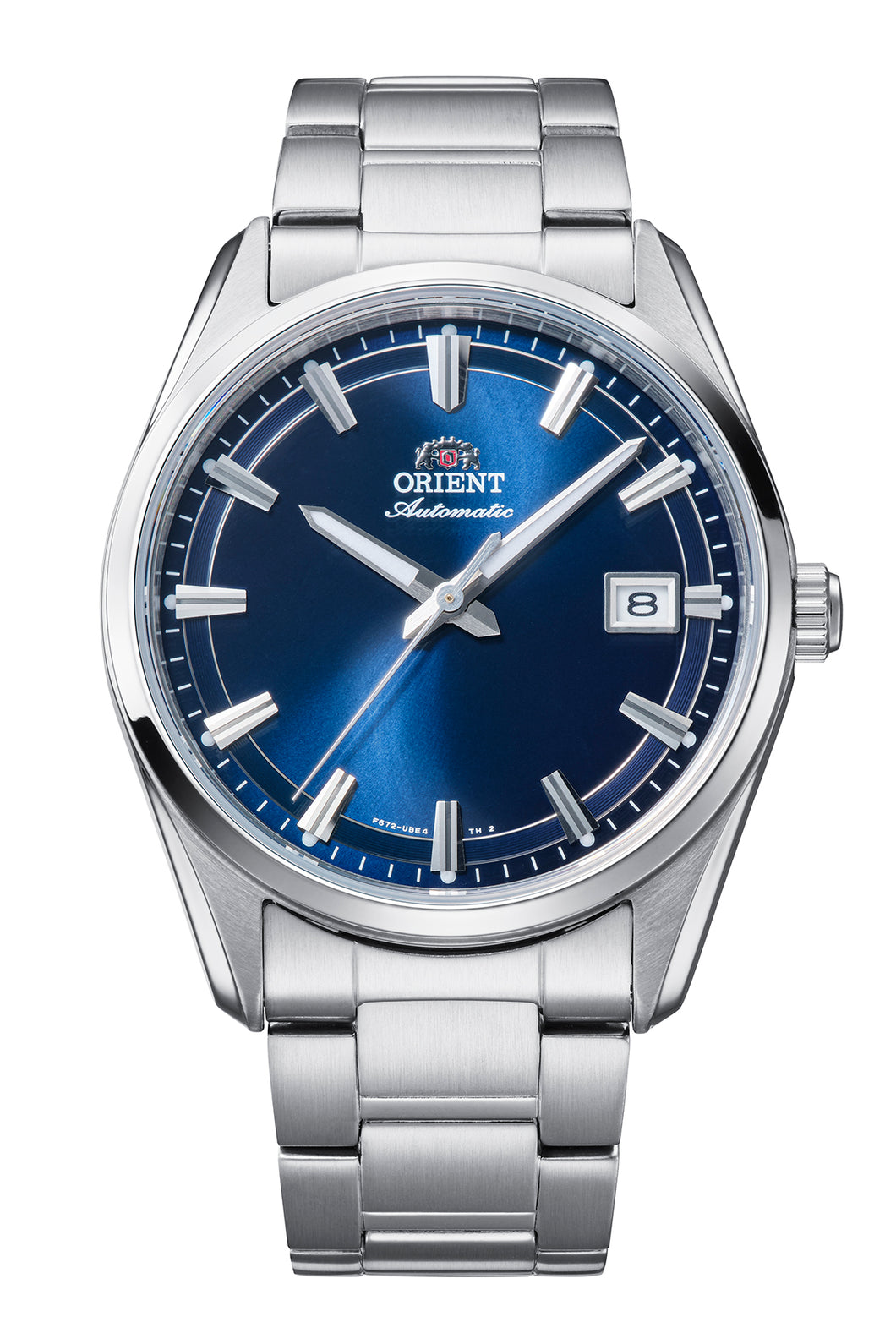 Orient Contemporary RA-AC0R Stretto Date Silver/Blue