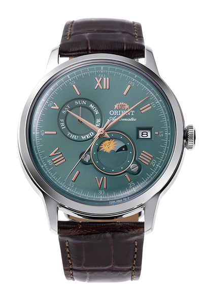 Orient Classic RA-AK08 Sun & Moon Silver/Green