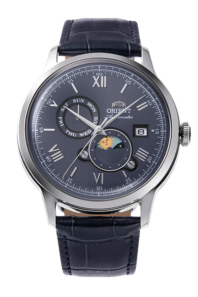 Orient Classic RA-AK08 Sun & Moon Silver/Navy