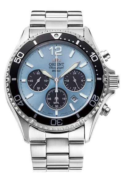 Orient Sports RA-TX02 Mako Solar Silver/Blue