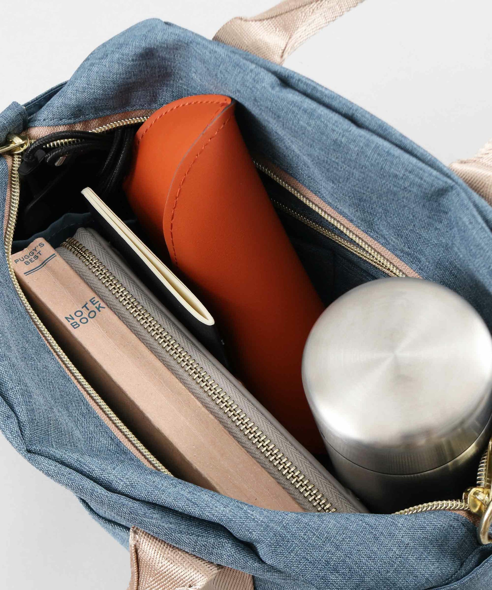 anello(アネロ) 2-Way Mini Boston Bag, Grey (Grey Marl): Handbags